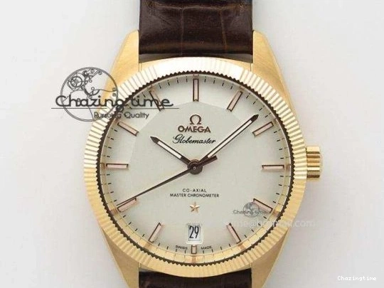 0325 De Ville Chronograph SS OMF 1:1 Best Edition White Dial On Brown Leather strap A Versatile 8111